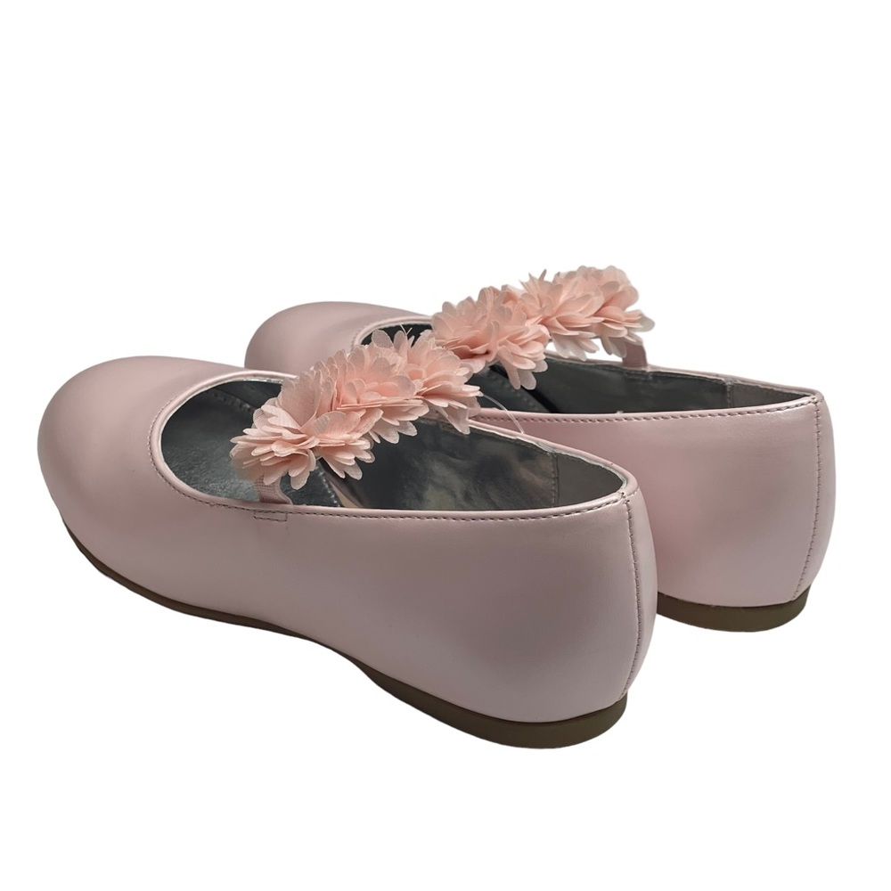 new Nina โ Flower Child Medina Embellished Ballet Flats โ Pearl Pink โ Girls 12 - Picture 6 of 16
